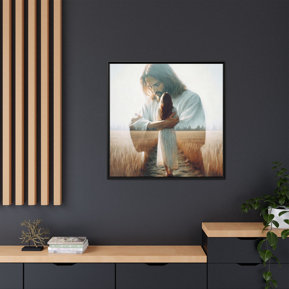 Peace, Be Still – Framed Canvas