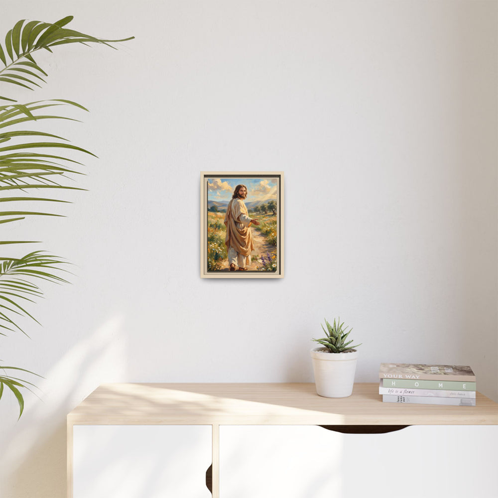 Running to Jesus – Framed Canvas