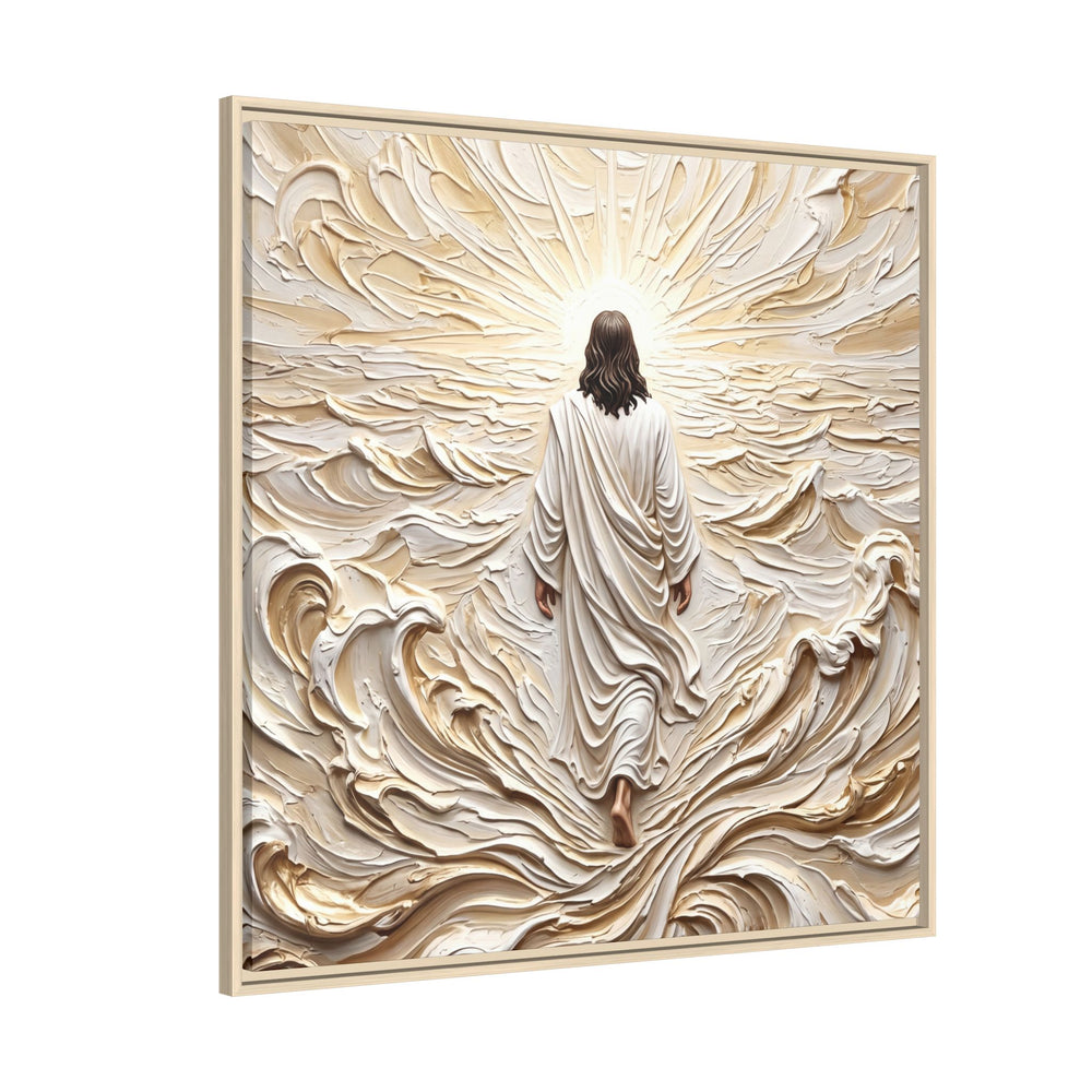Surrendered in Prayer – Framed Canvas