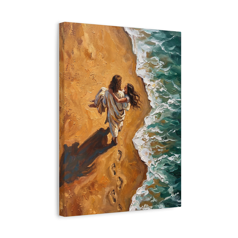 Carried in His Arms – Canvas