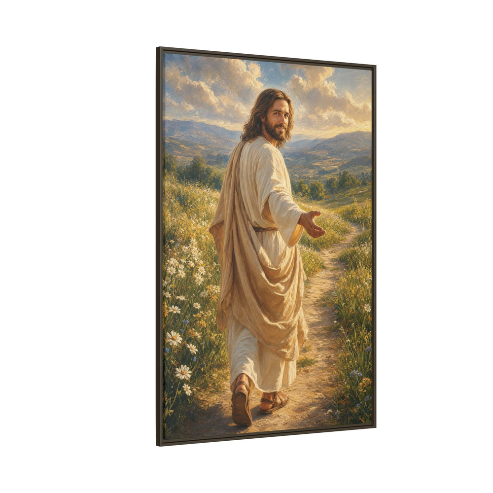 The Good Shepherd – Framed Canvas