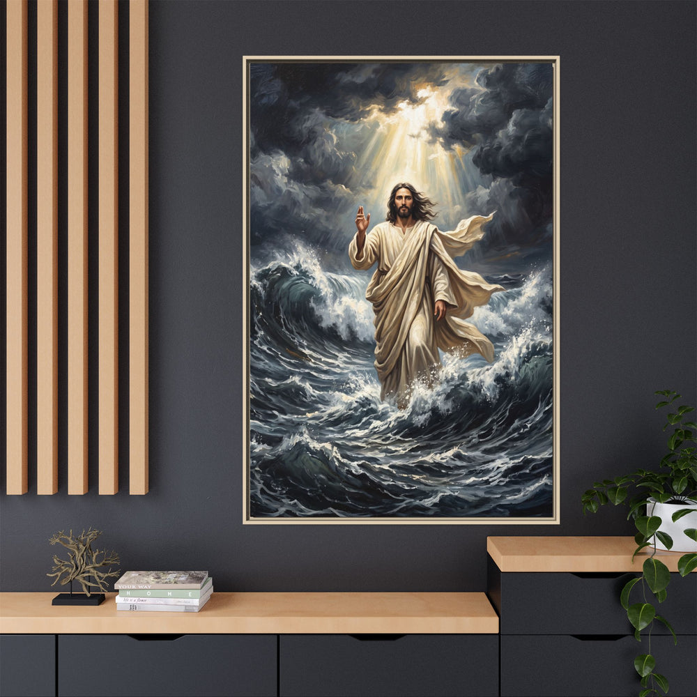 Master of the Storm – Framed Canvas