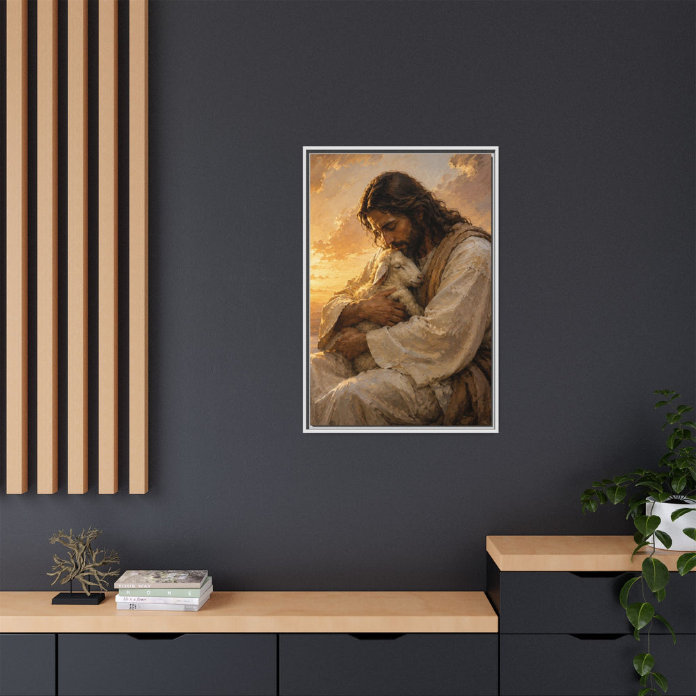 Comfort in His Presence – Framed Canvas