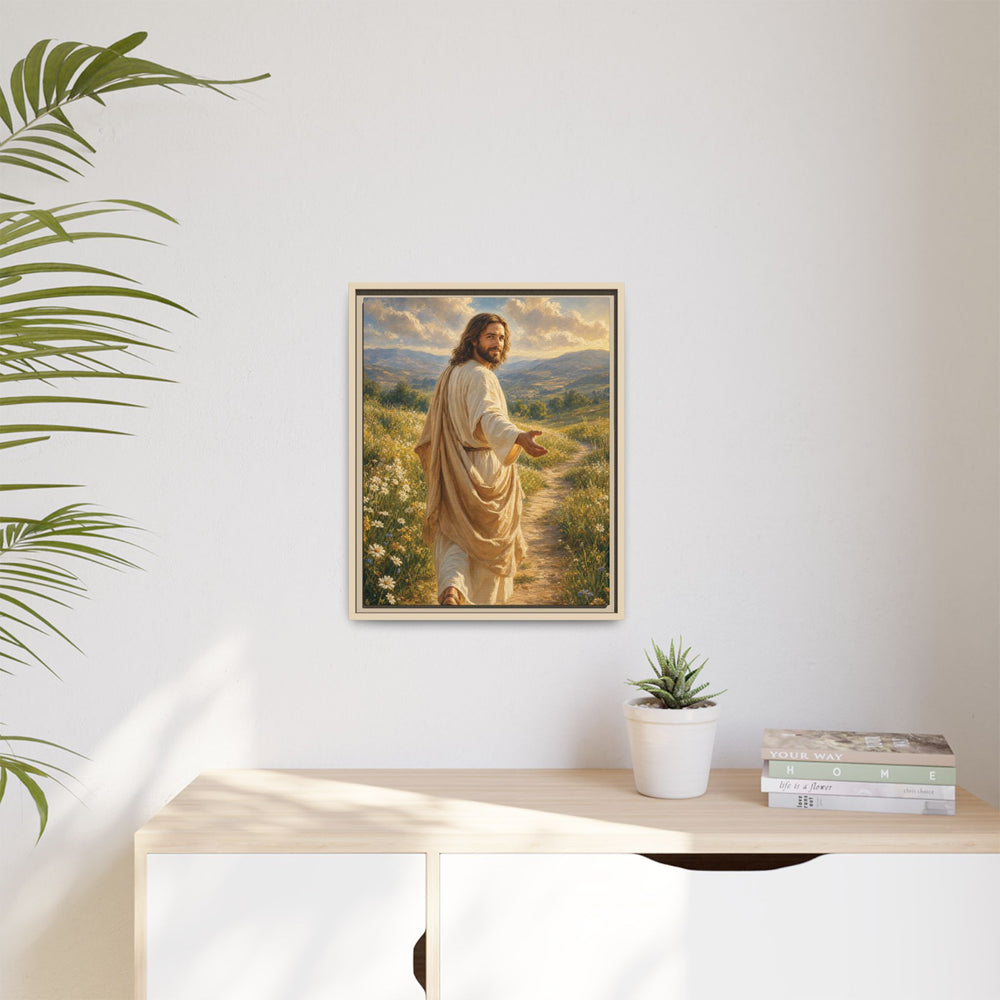 The Good Shepherd – Framed Canvas