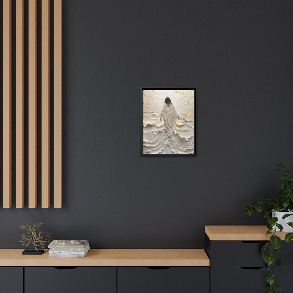 Christ Upon the Waves – Framed Canvas