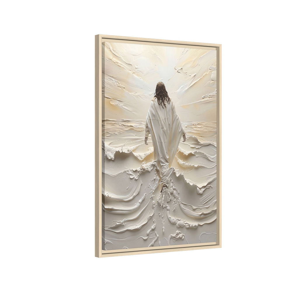 Christ Upon the Waves – Framed Canvas