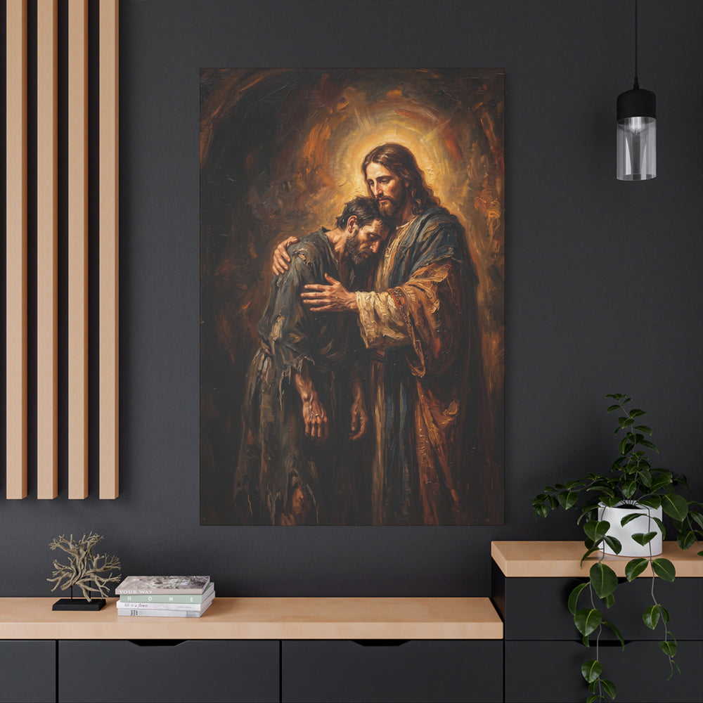 The Embrace of Christ – Canvas