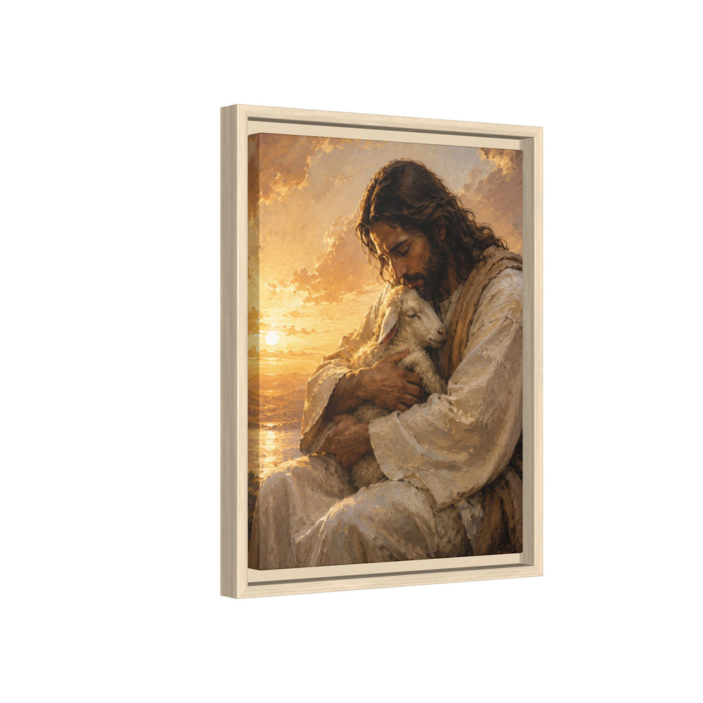 Comfort in His Presence – Framed Canvas
