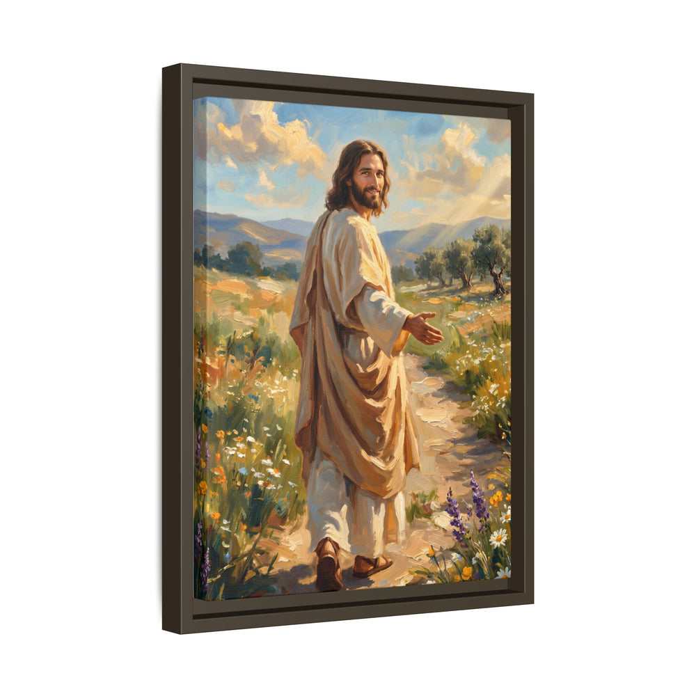 Running to Jesus – Framed Canvas