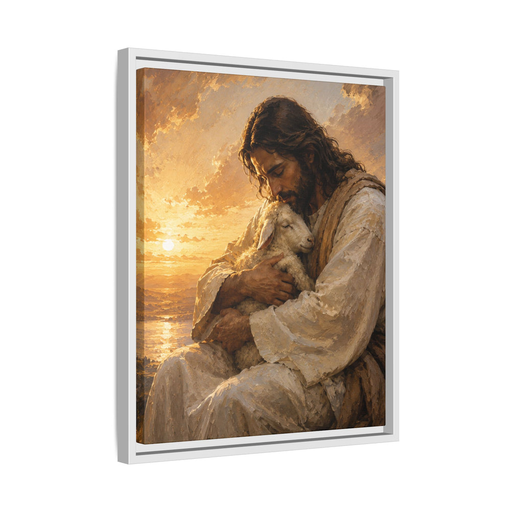 Comfort in His Presence – Framed Canvas