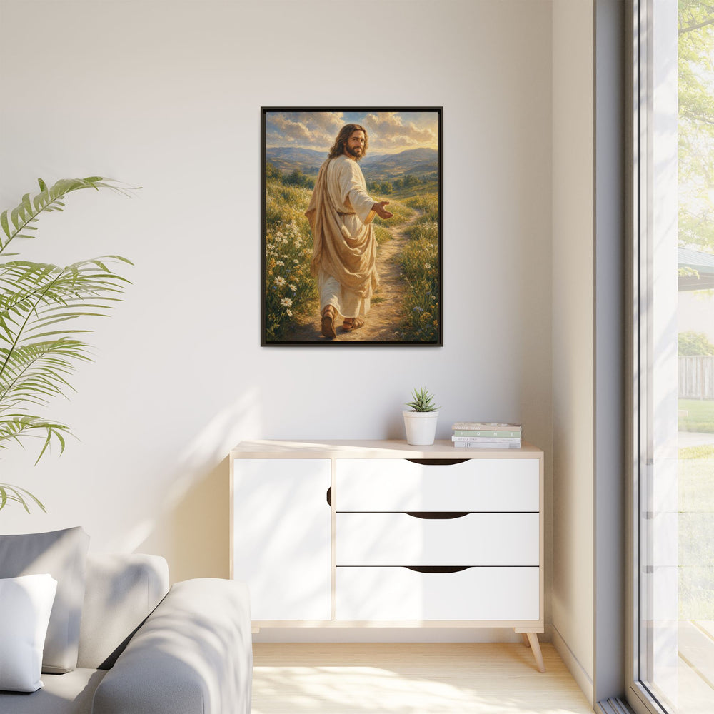 The Good Shepherd – Framed Canvas