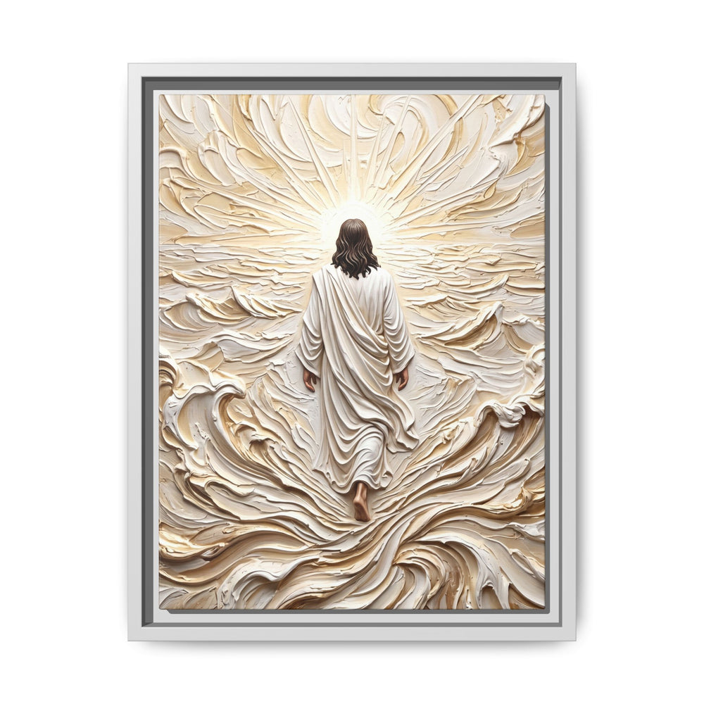 Surrendered in Prayer – Framed Canvas