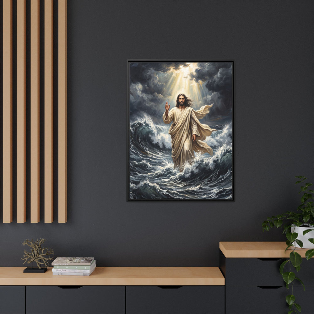 Master of the Storm – Framed Canvas