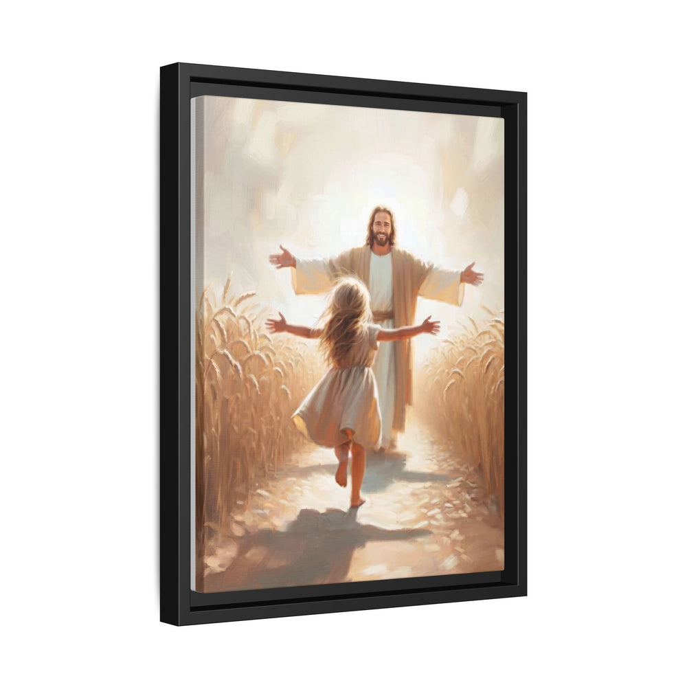 With Open Arms – Framed Canvas