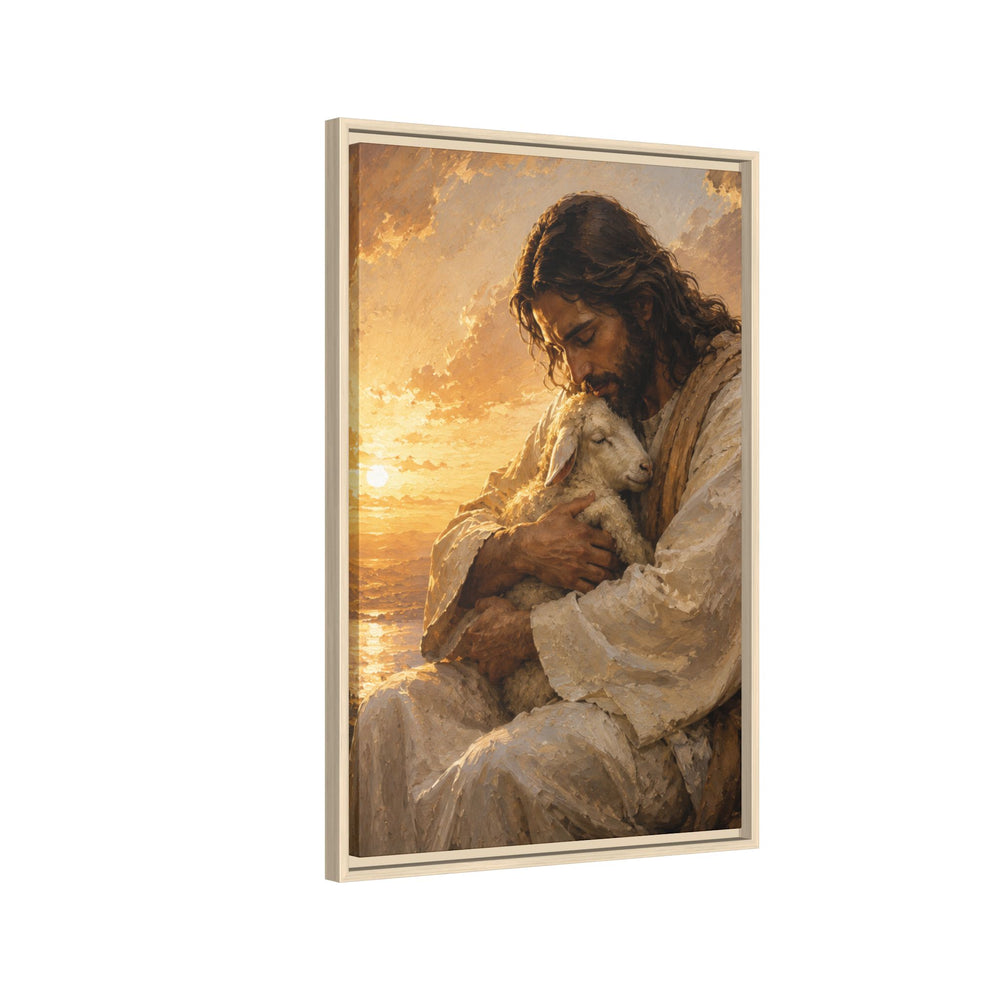 Comfort in His Presence – Framed Canvas