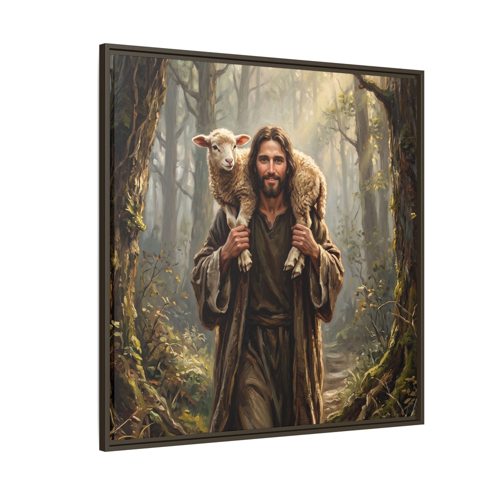 Jesus and the Child – Framed Canvas