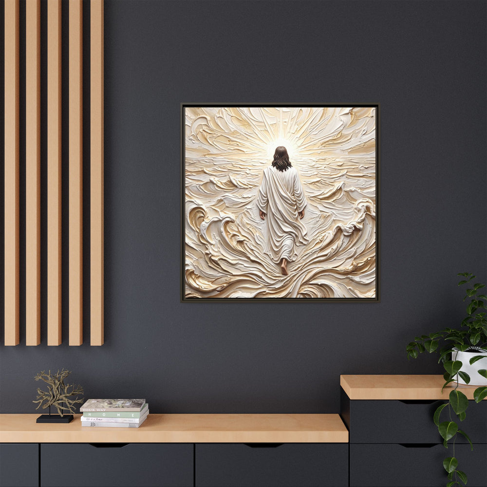 Surrendered in Prayer – Framed Canvas