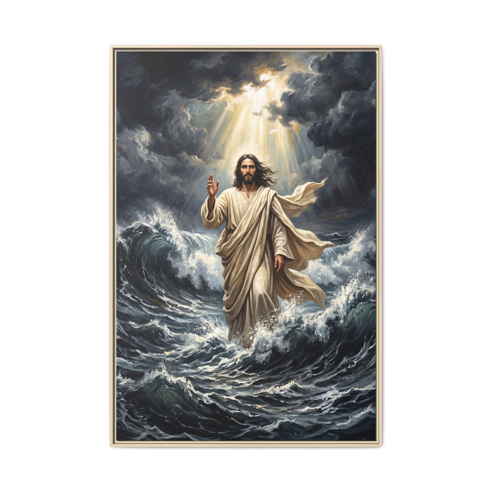 Master of the Storm – Framed Canvas