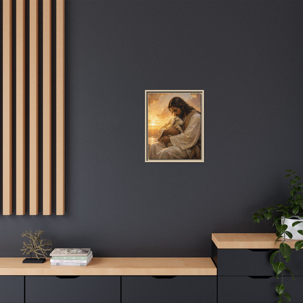 Comfort in His Presence – Framed Canvas