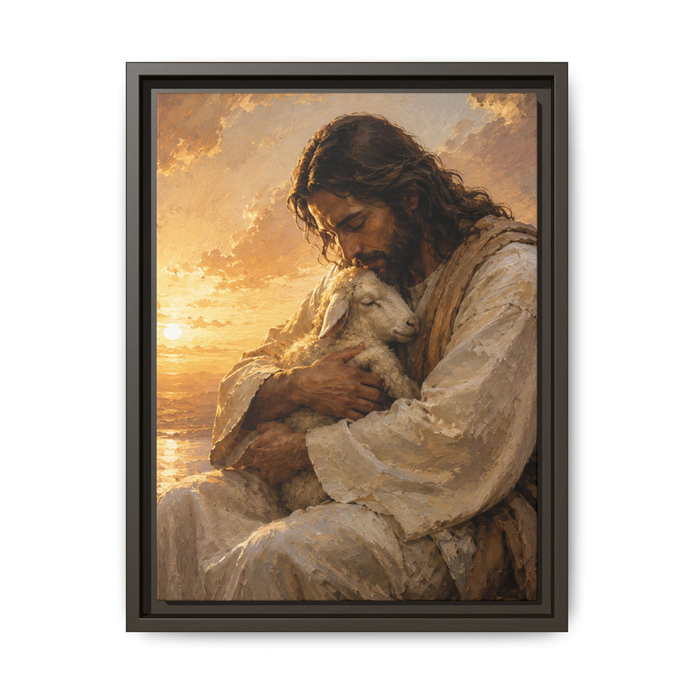 Comfort in His Presence – Framed Canvas