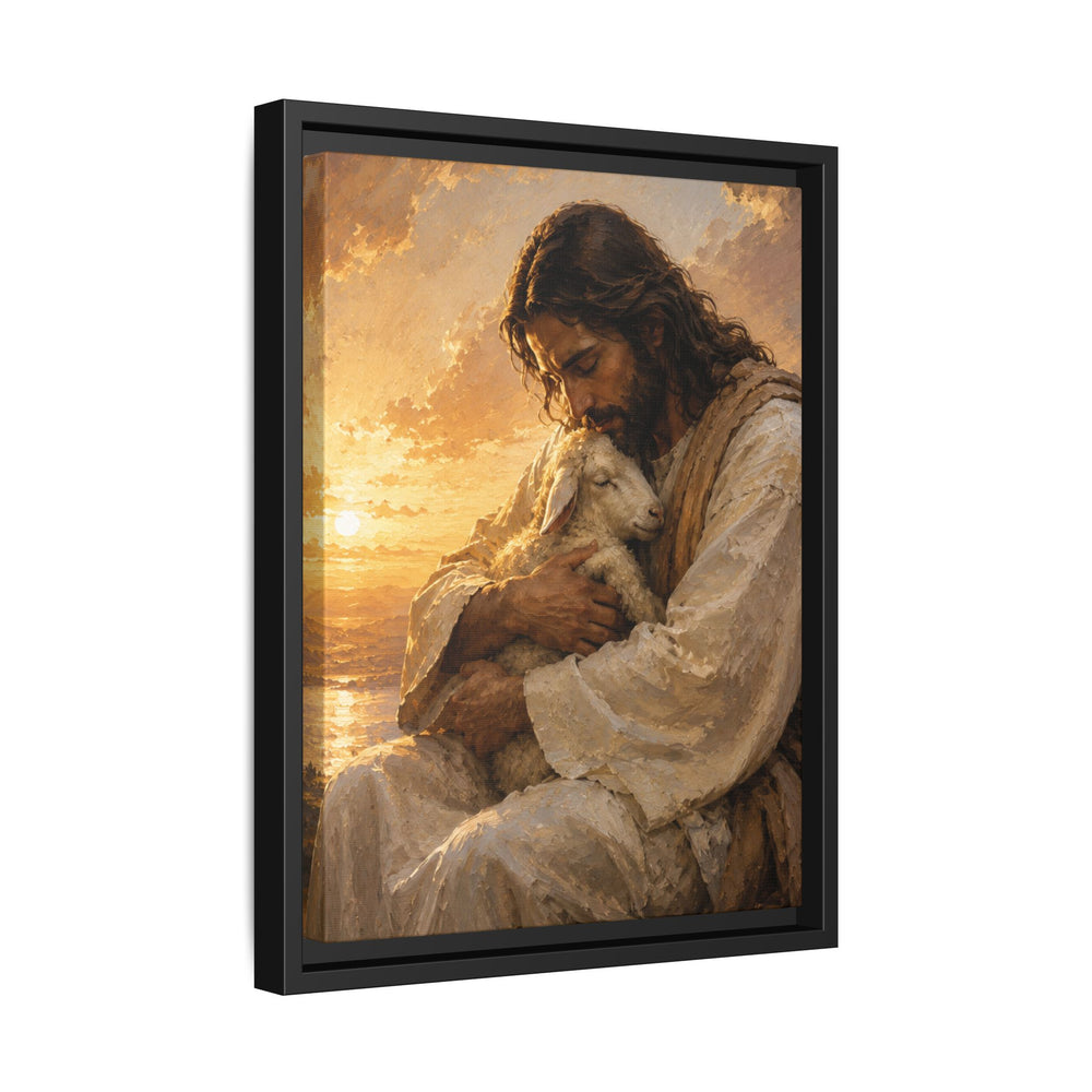 Comfort in His Presence – Framed Canvas