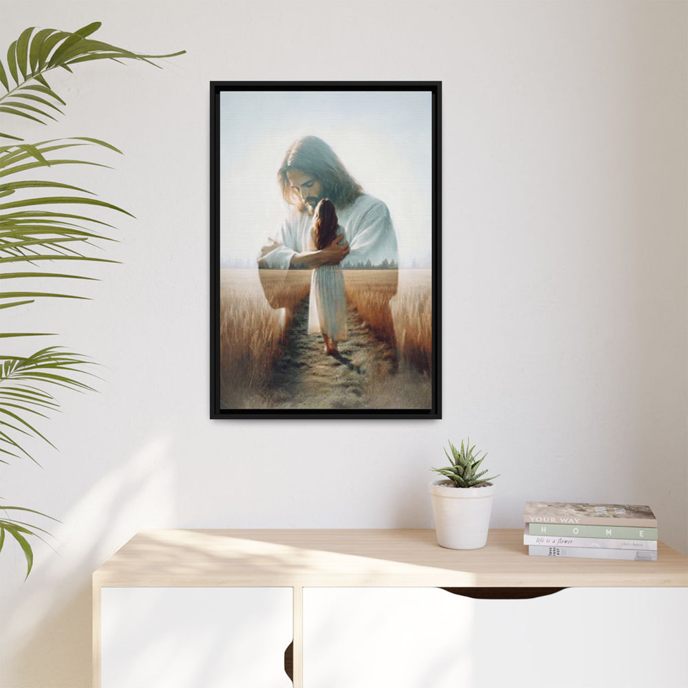 Peace, Be Still – Framed Canvas