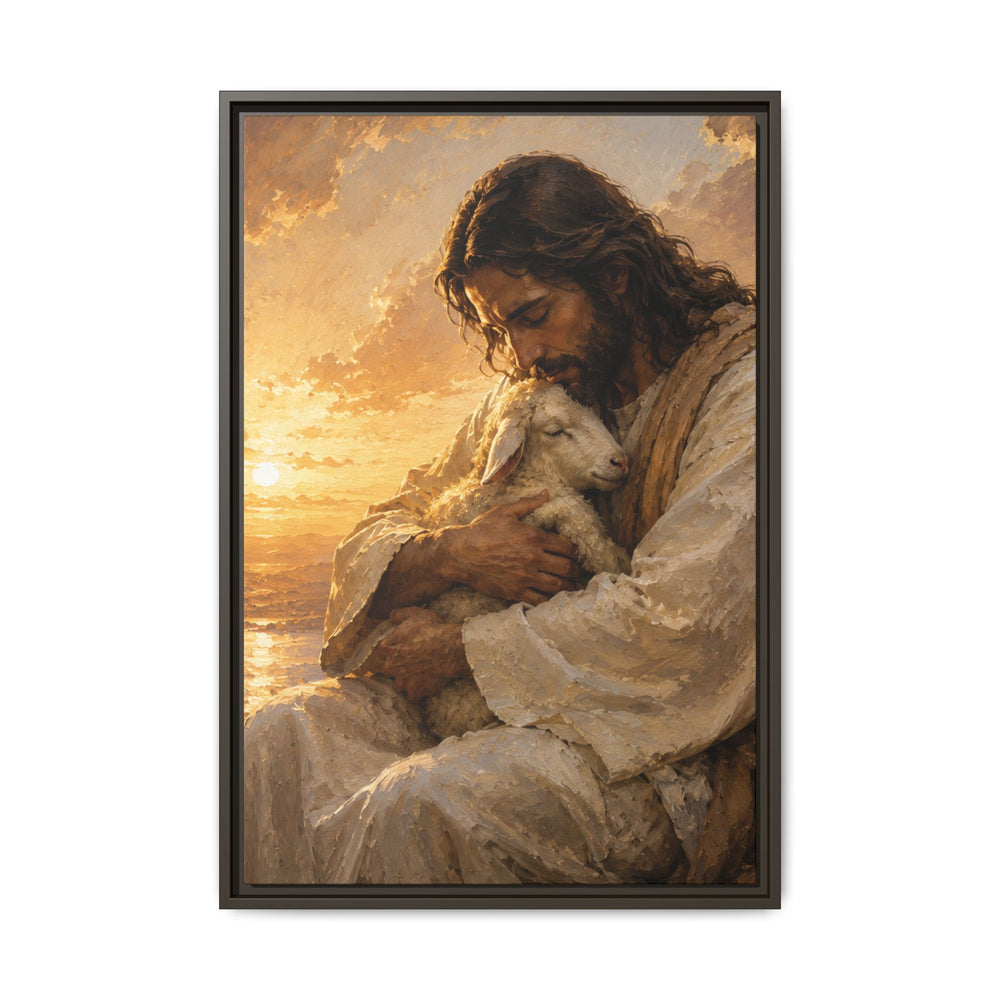 Comfort in His Presence – Framed Canvas