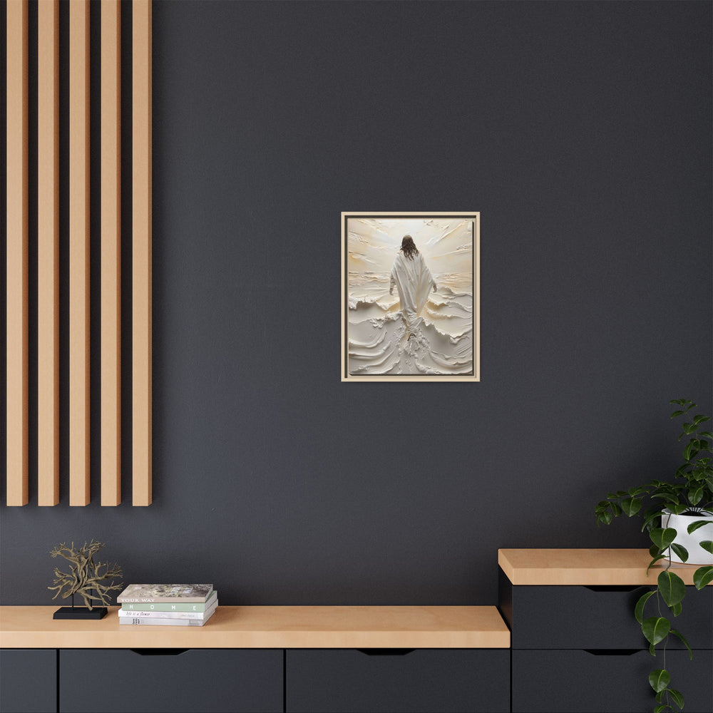 Christ Upon the Waves – Framed Canvas