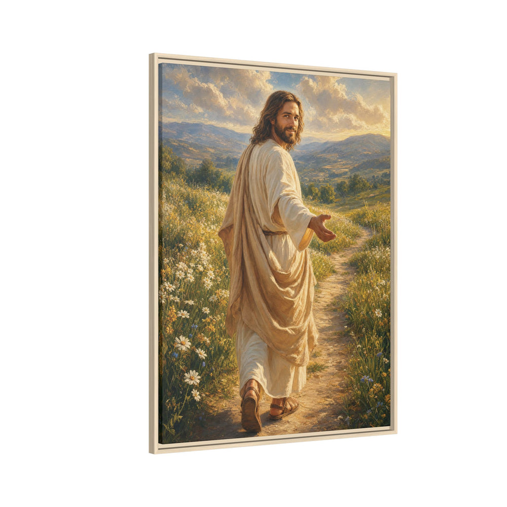 The Good Shepherd – Framed Canvas