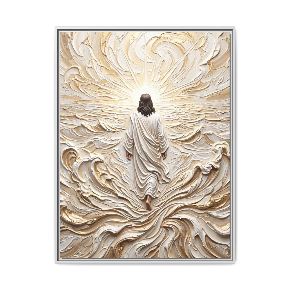 Surrendered in Prayer – Framed Canvas