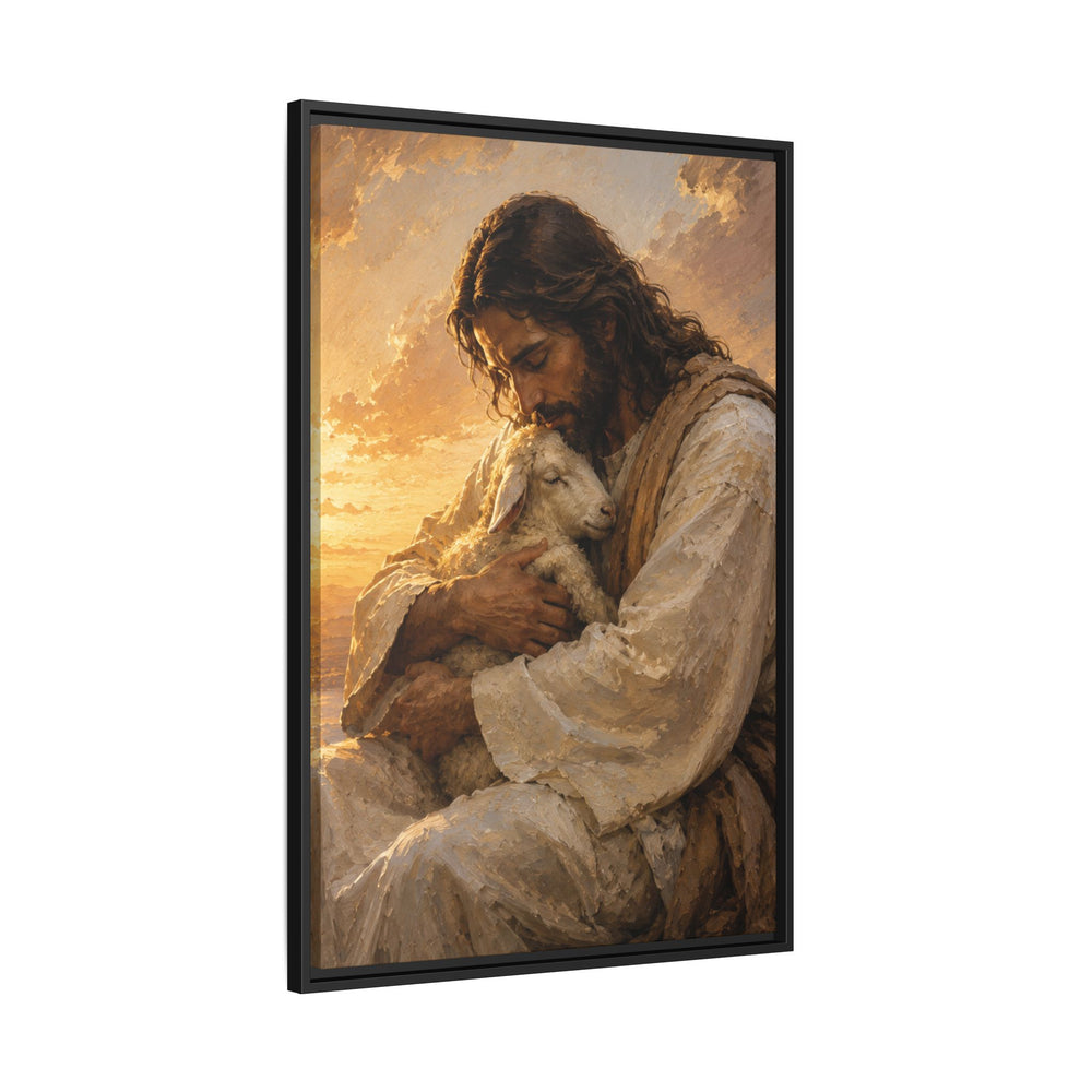 Comfort in His Presence – Framed Canvas