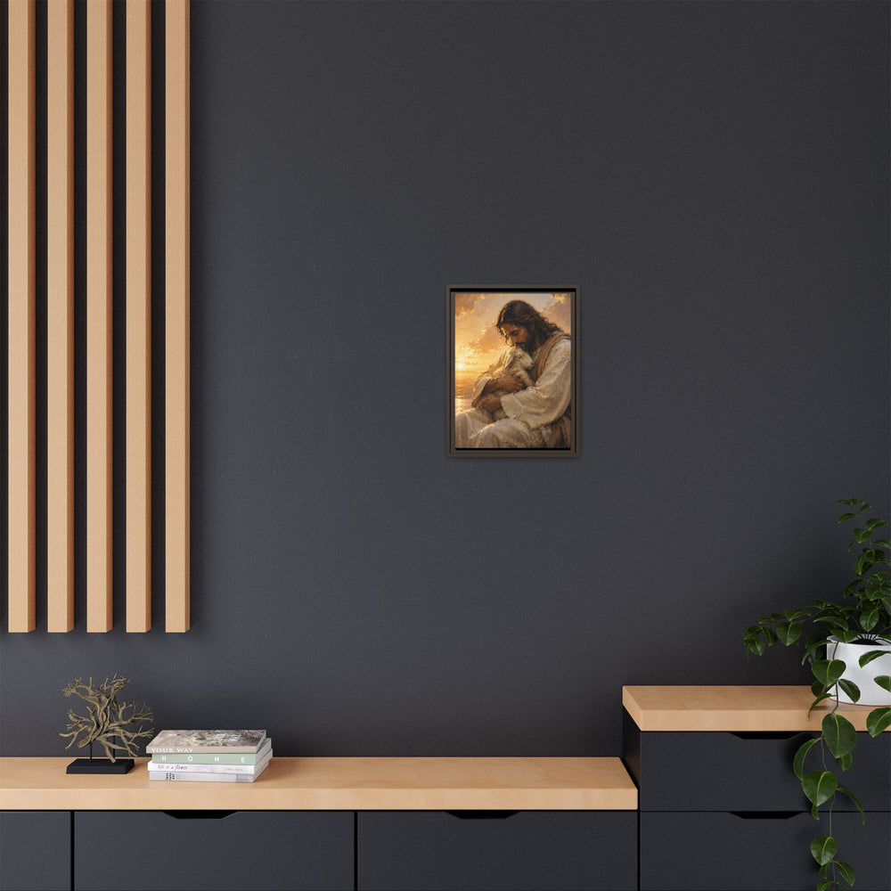 Comfort in His Presence – Framed Canvas