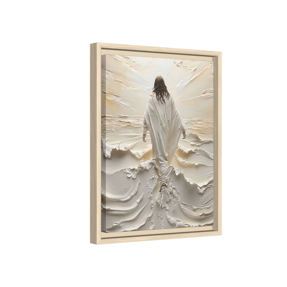 Christ Upon the Waves – Framed Canvas