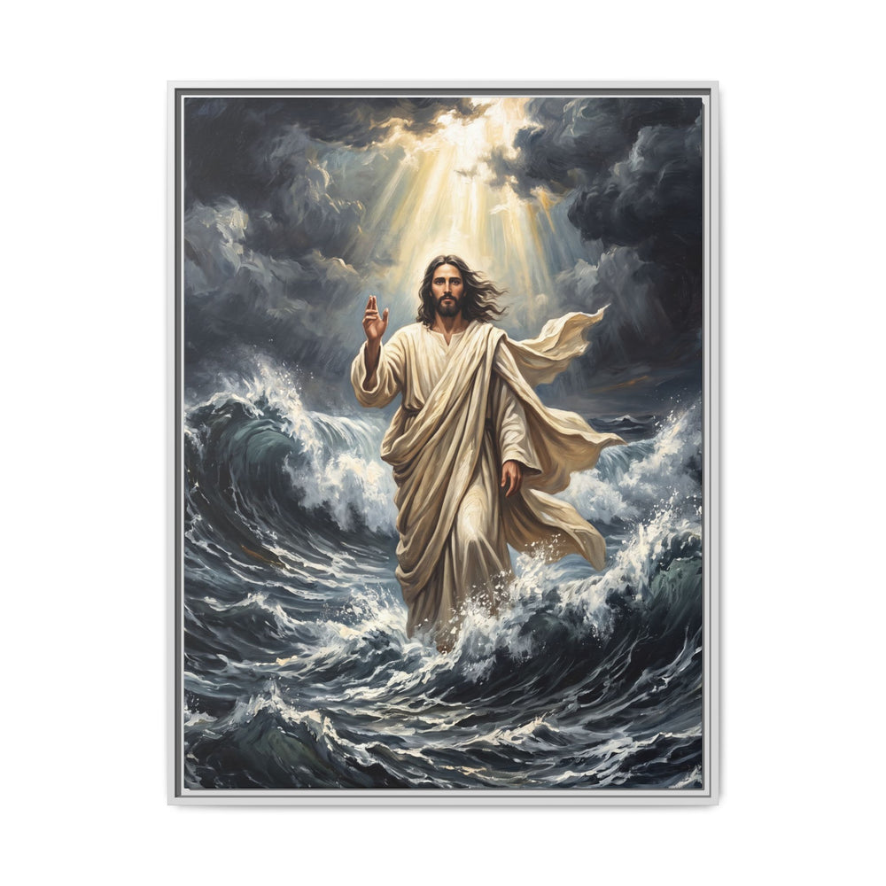 Master of the Storm – Framed Canvas