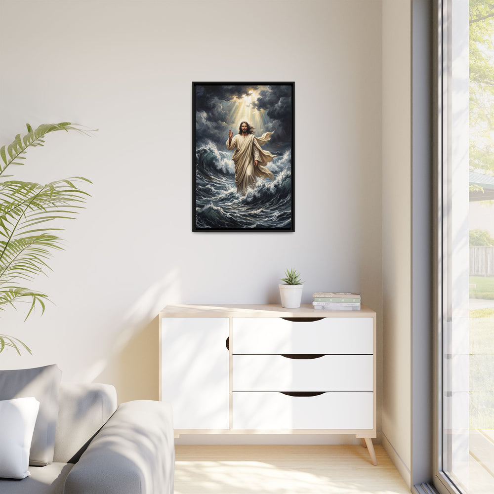 Master of the Storm – Framed Canvas