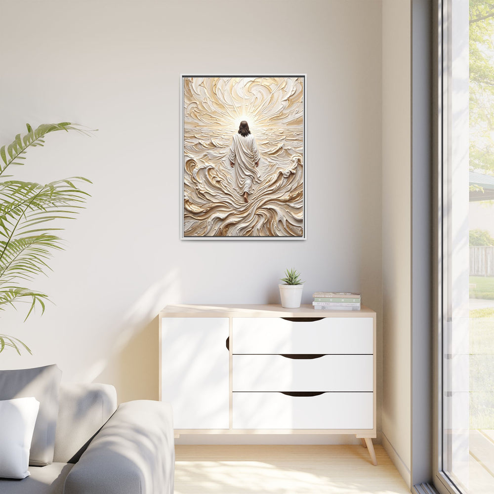 Surrendered in Prayer – Framed Canvas