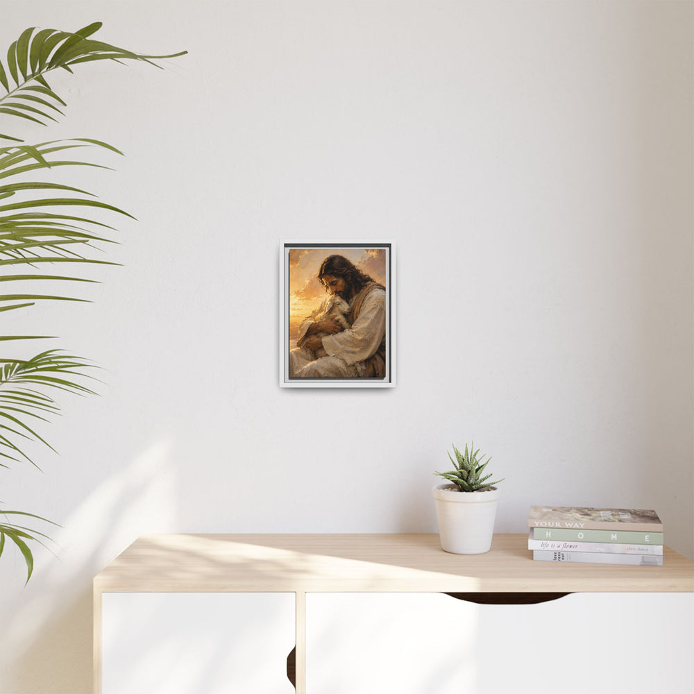 Comfort in His Presence – Framed Canvas