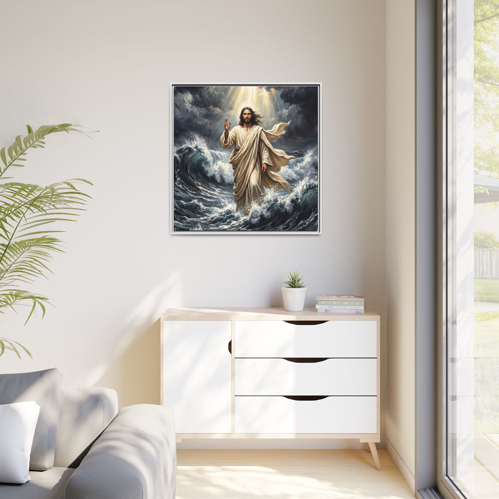 Master of the Storm – Framed Canvas