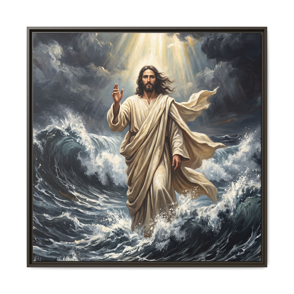 Master of the Storm – Framed Canvas