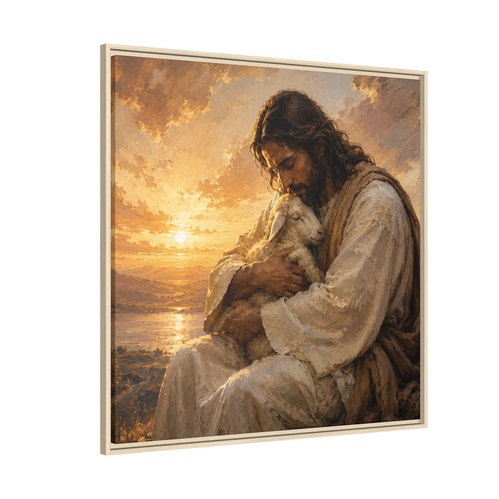 Comfort in His Presence – Framed Canvas