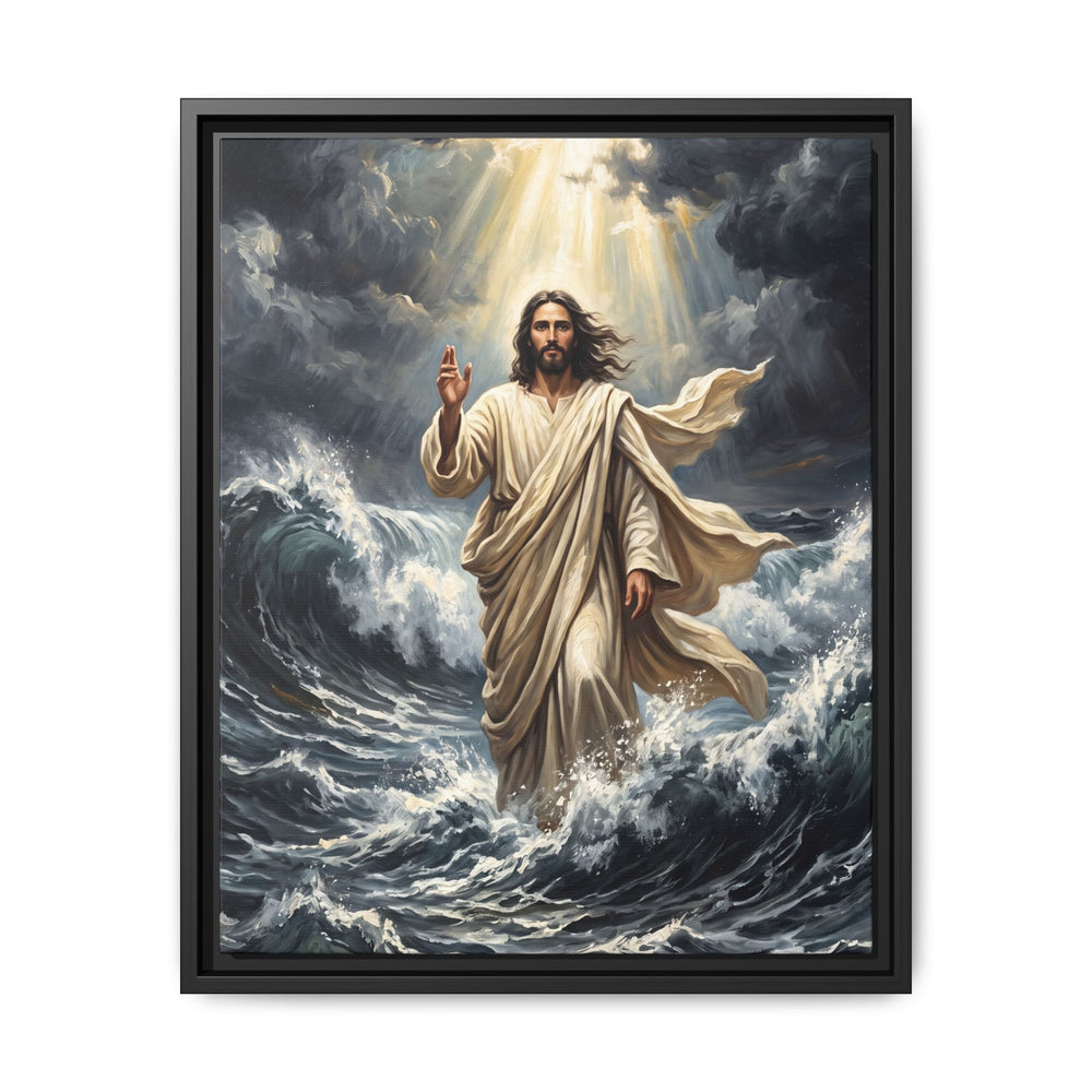 Master of the Storm – Framed Canvas