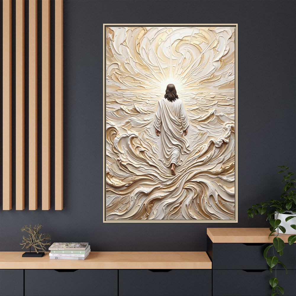 Surrendered in Prayer – Framed Canvas
