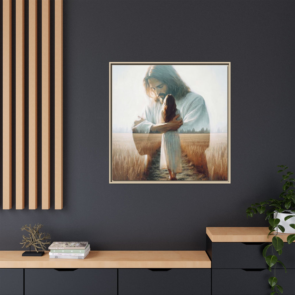 Peace, Be Still – Framed Canvas