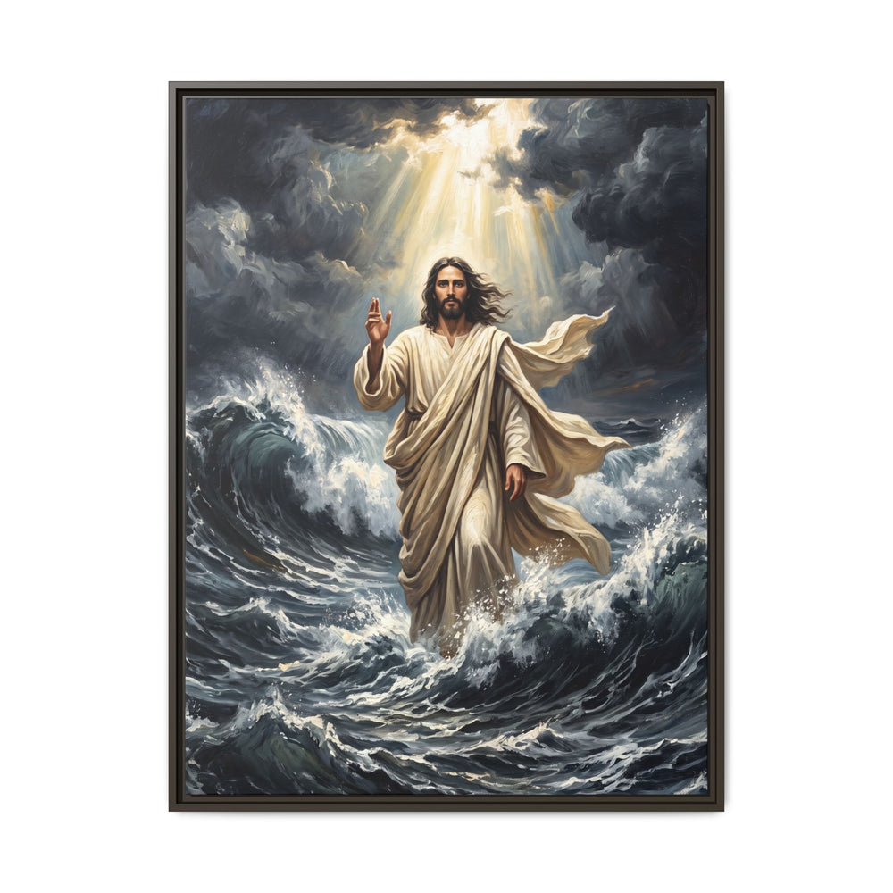Master of the Storm – Framed Canvas