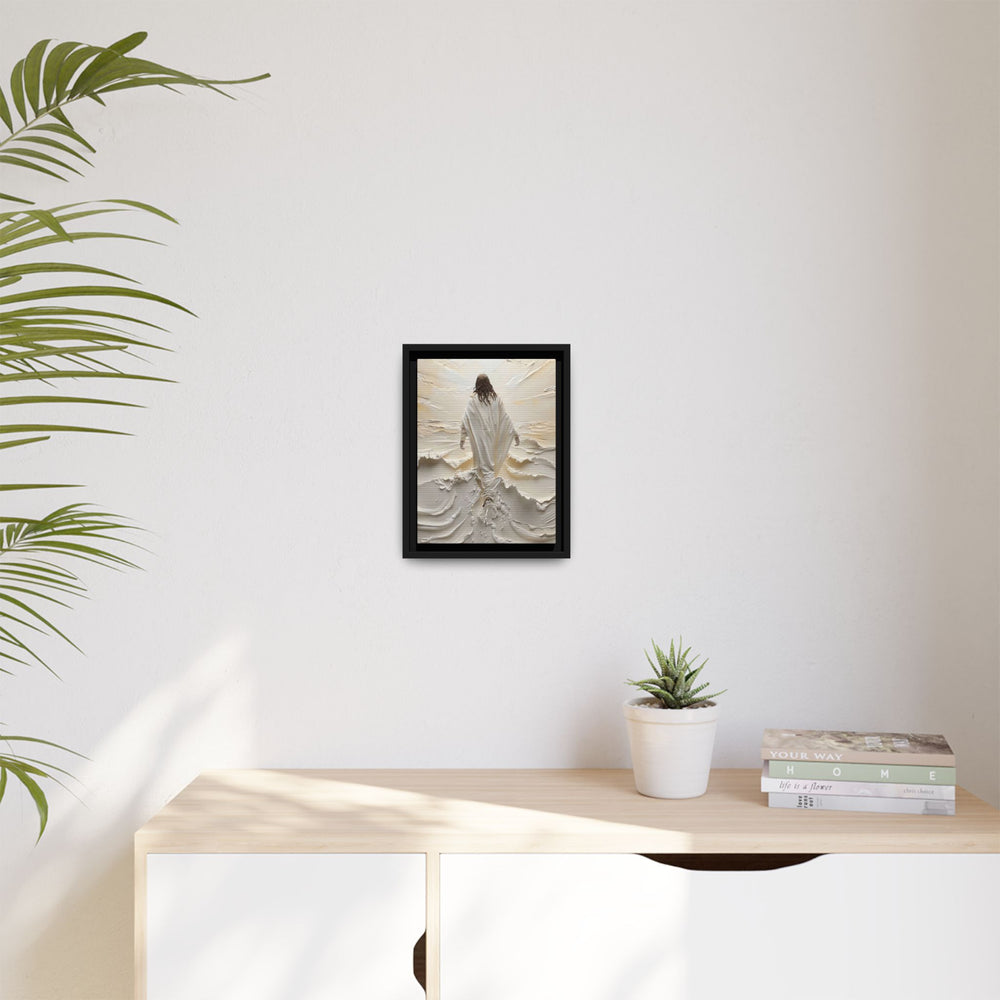 Christ Upon the Waves – Framed Canvas