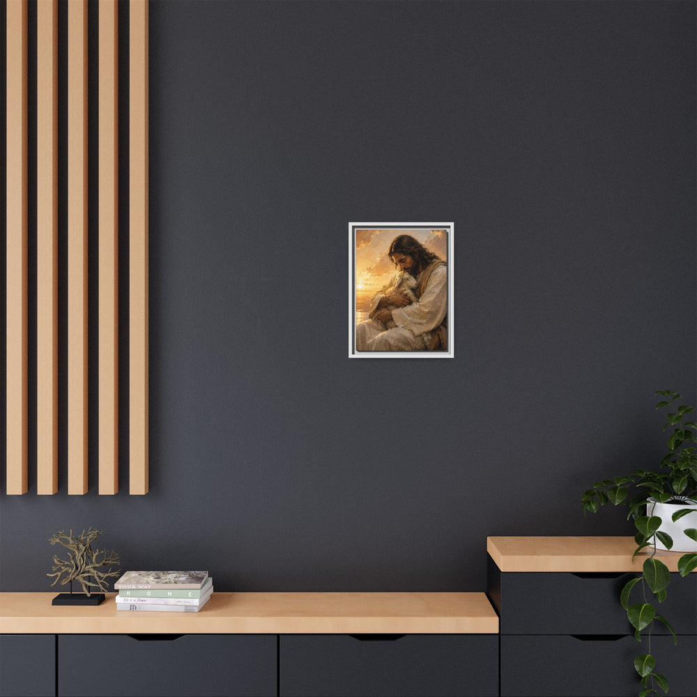 Comfort in His Presence – Framed Canvas