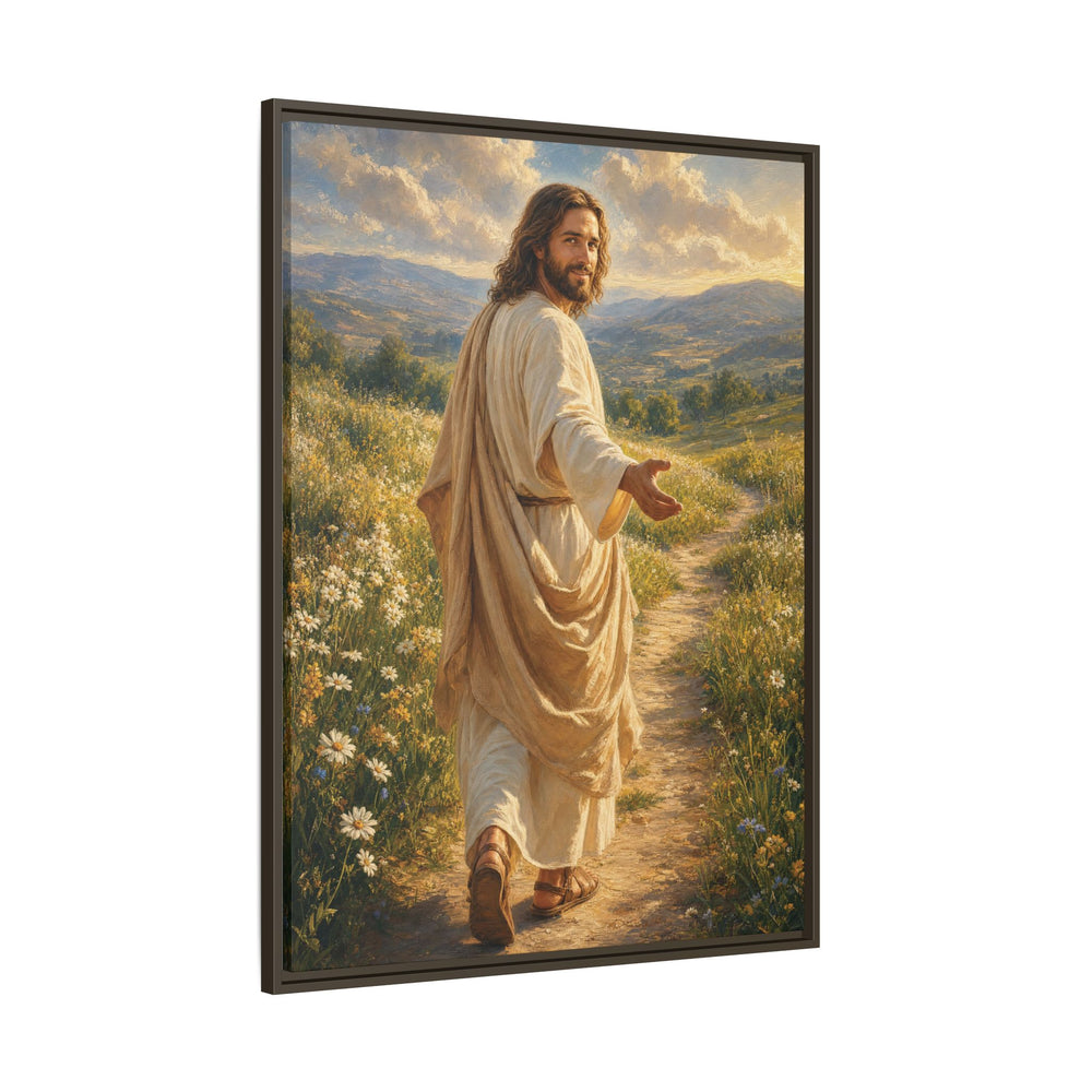 The Good Shepherd – Framed Canvas