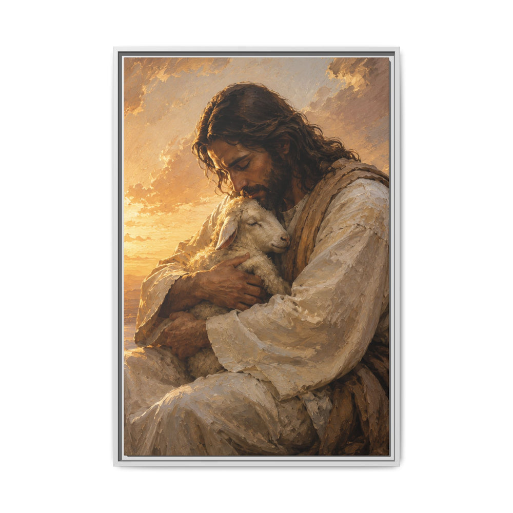 Comfort in His Presence – Framed Canvas