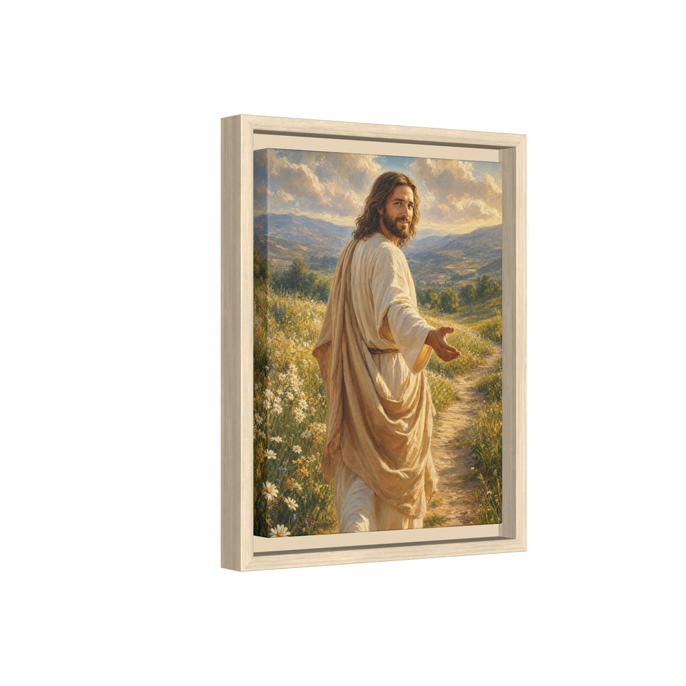 The Good Shepherd – Framed Canvas