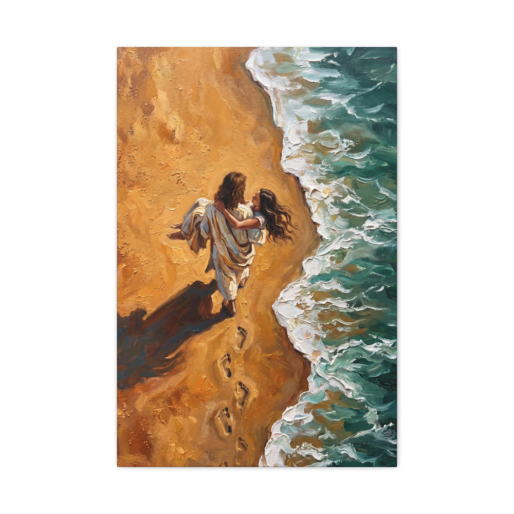 Carried in His Arms – Canvas